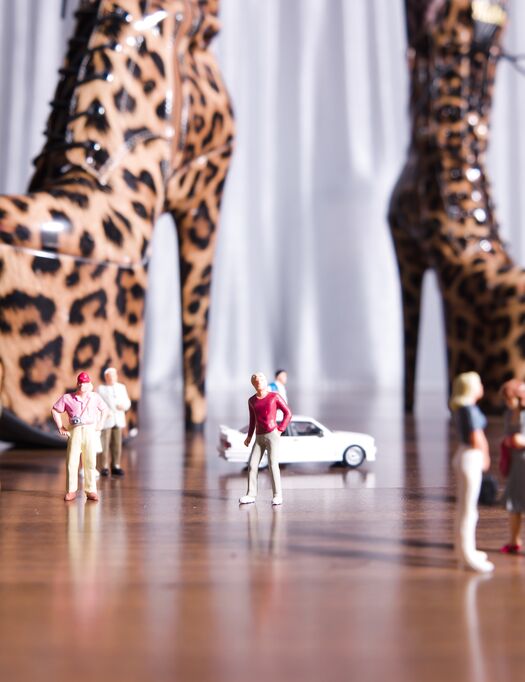 Giantess In Leopard Print - Zip