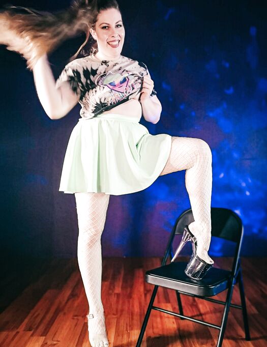 Space Babe Green Skirt - Free