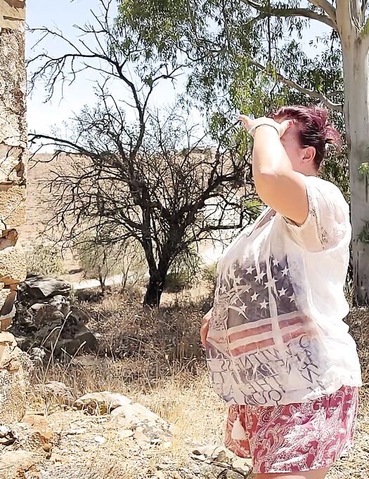 After a hot walk among the ruins in Portugal,Â Nikki Holland got horny and gave er a blowjob.Â 