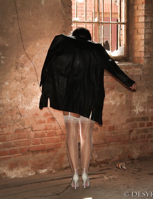 Secrets in Lace Nylons over Oroblu Magie 20 Pantyhose