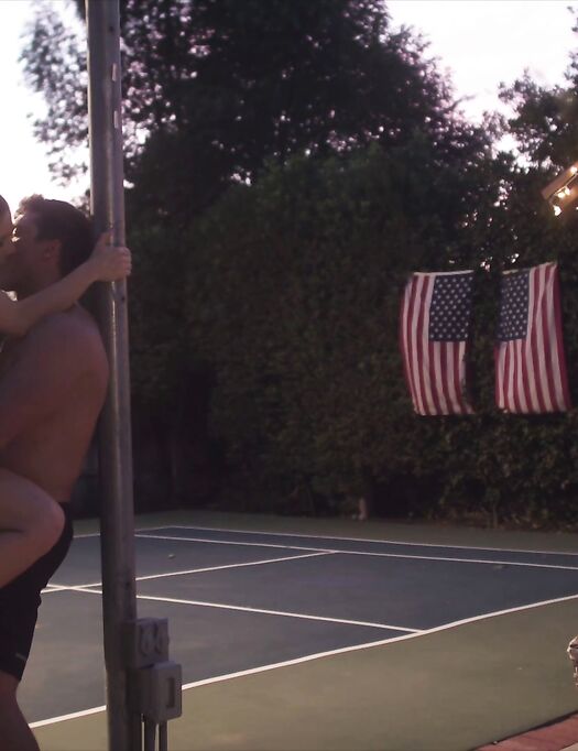 Abella Danger Pleases Horny Latino Dude On Court